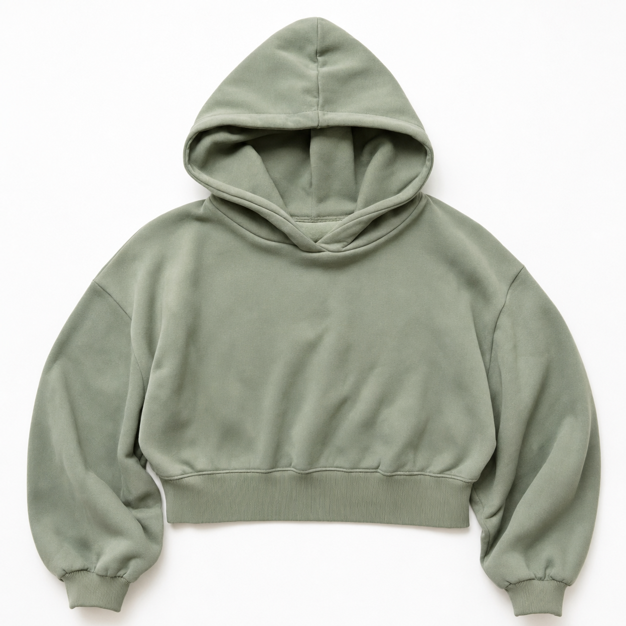 Cropped Hoodie - Oversized Fit