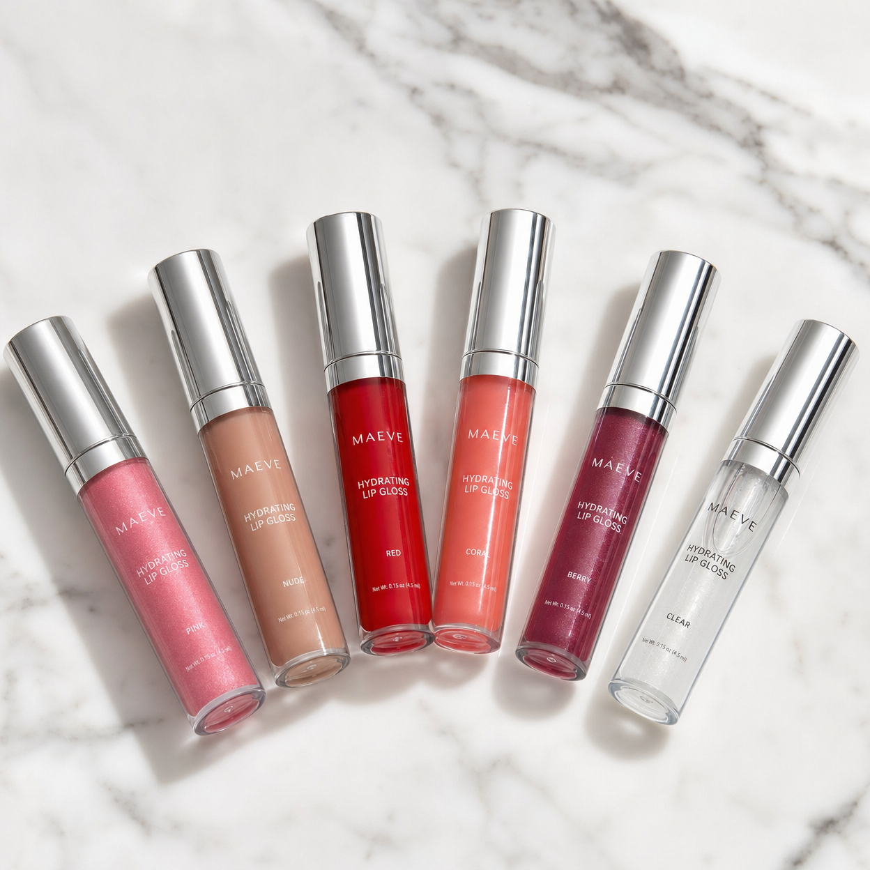 Hydrating Lip Gloss Set (6-Pack)