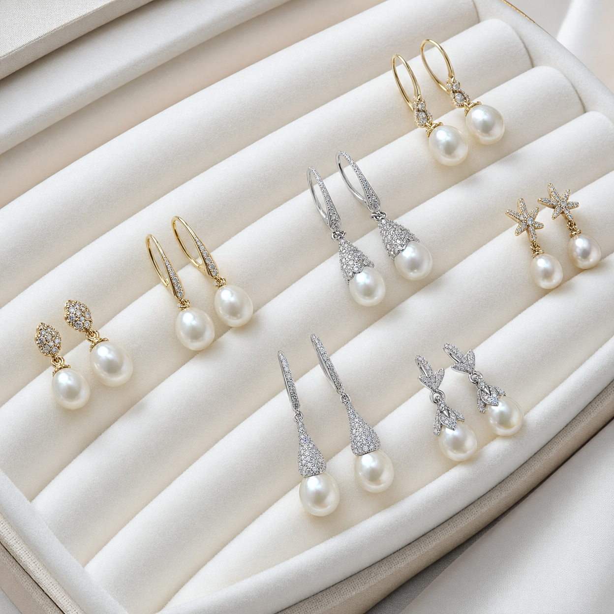 Pearl Drop Earring Collection