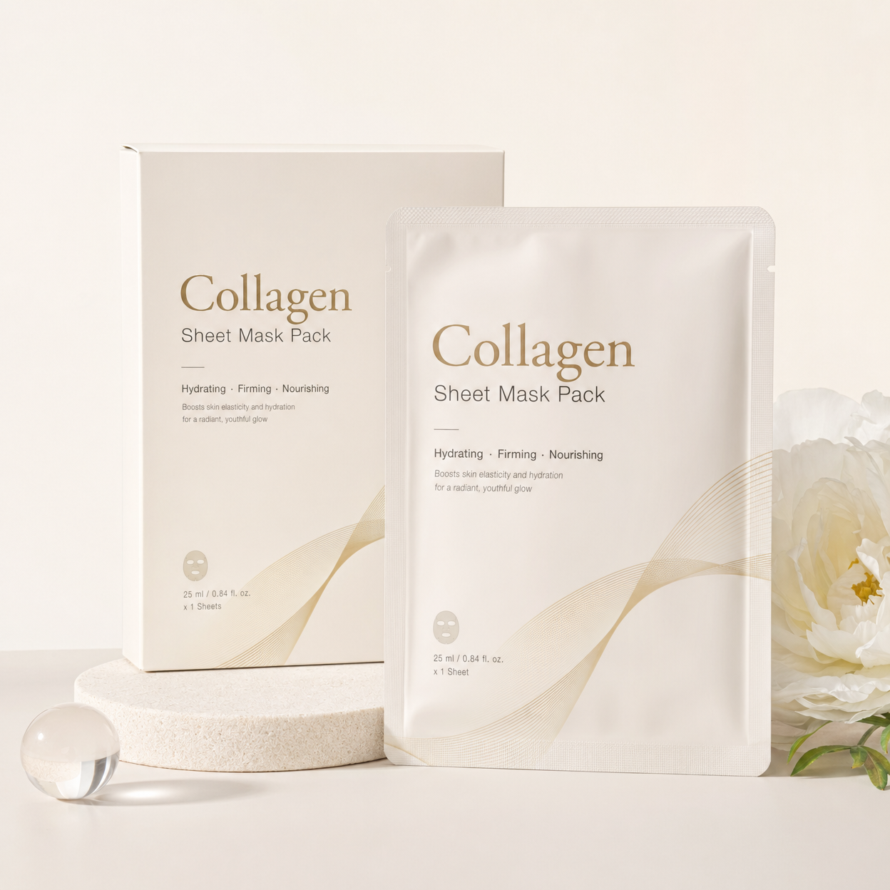 Collagen Sheet Mask Pack