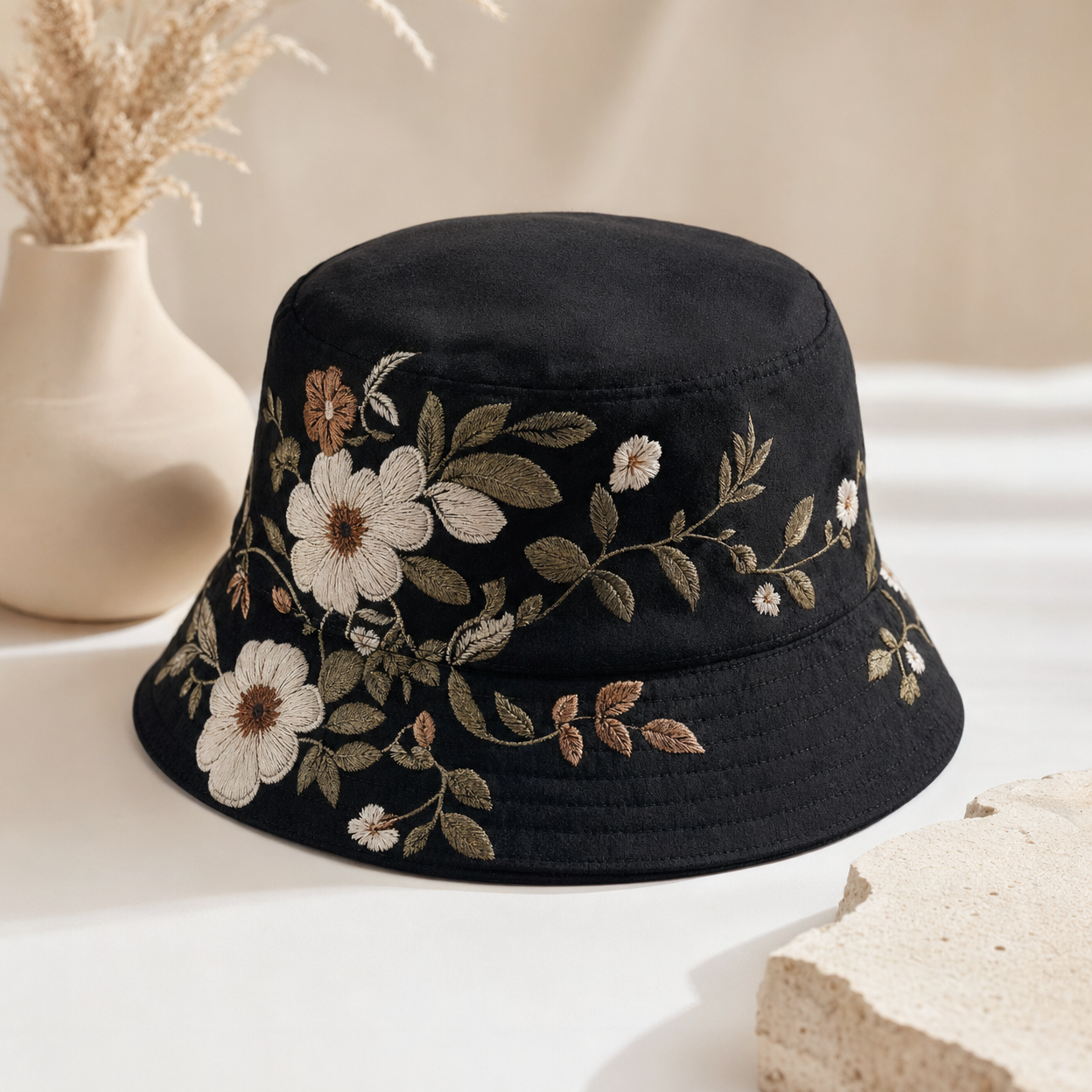 Embroidered Bucket Hat