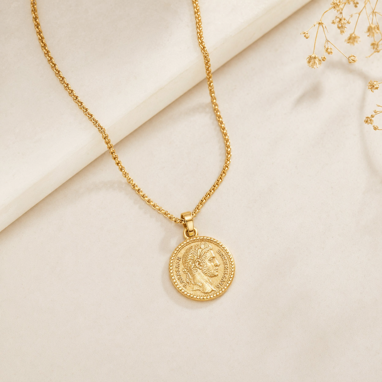 Coin Pendant Necklace