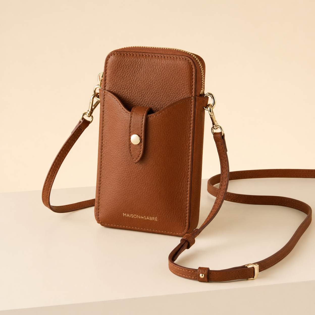 Leather Phone Crossbody
