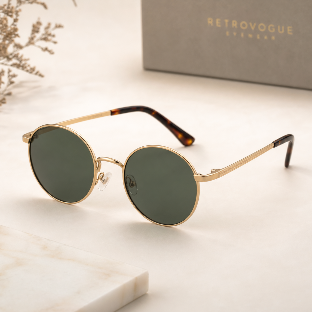 Retro Round Sunglasses