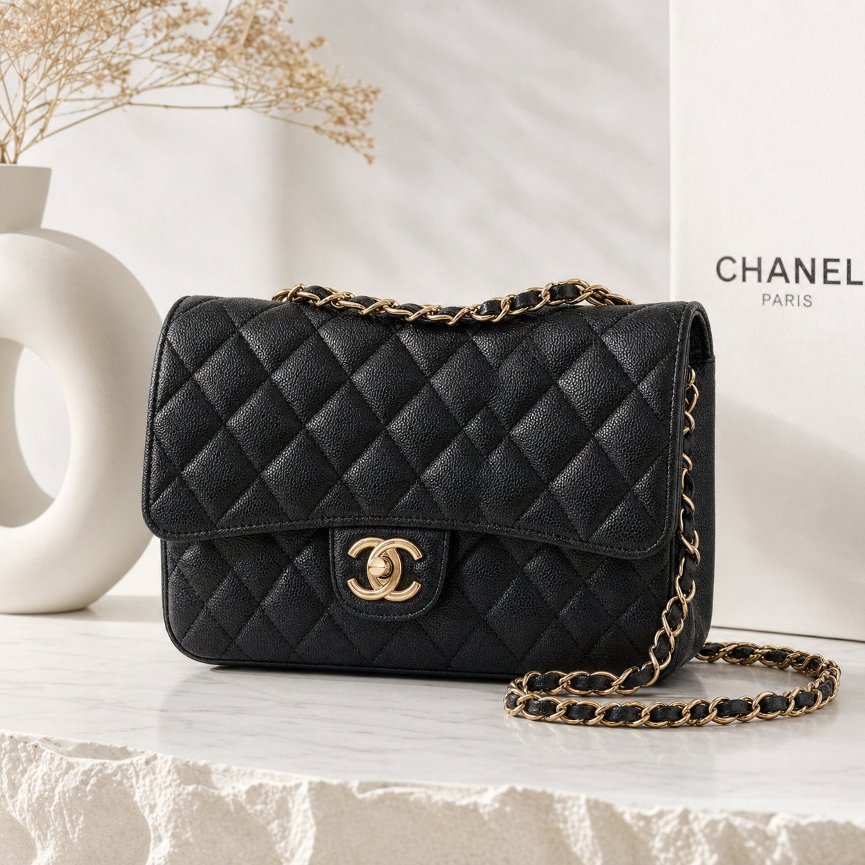 Quilted Chain Shoulder Bag
