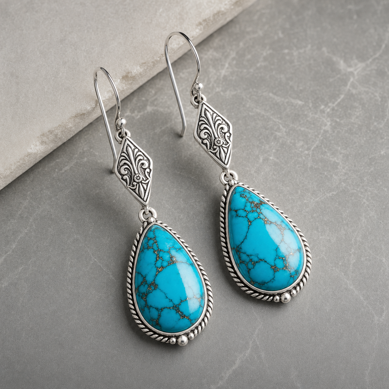 Turquoise Drop Earrings