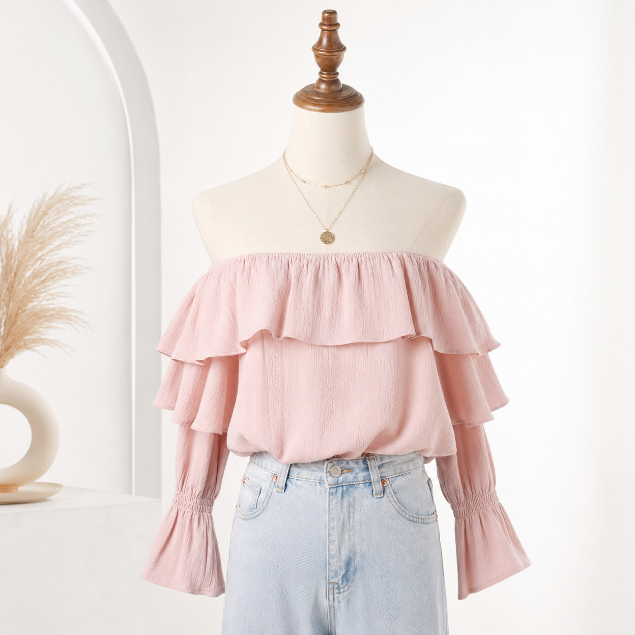 Off-Shoulder Ruffle Top
