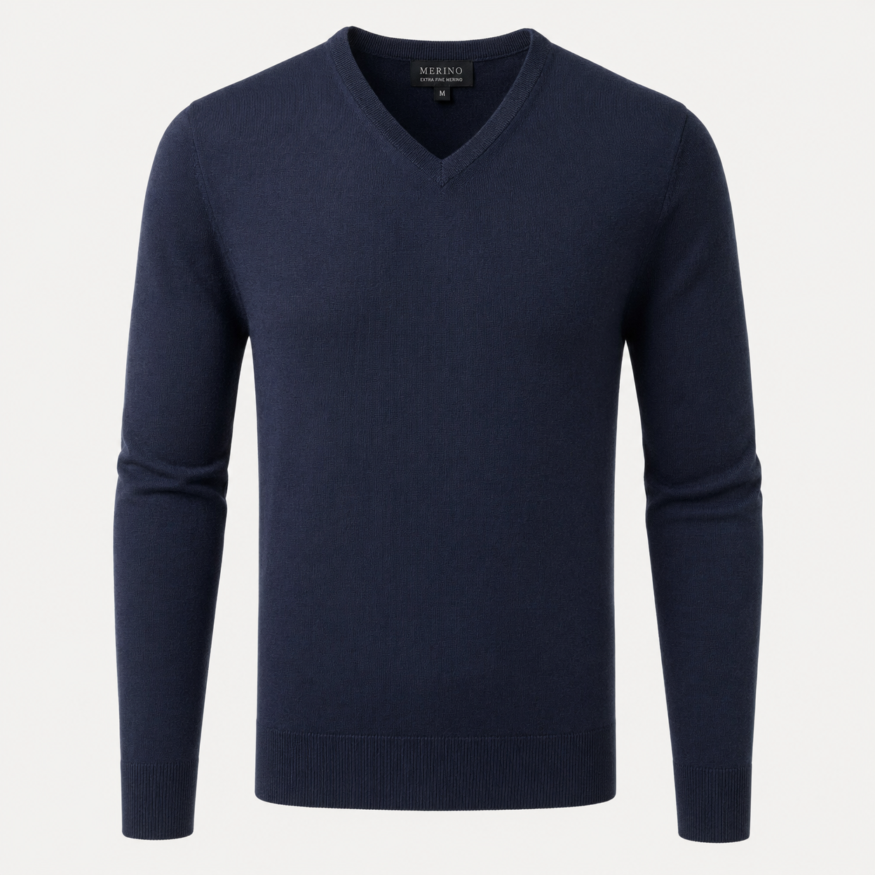 Merino Wool V-Neck Sweater