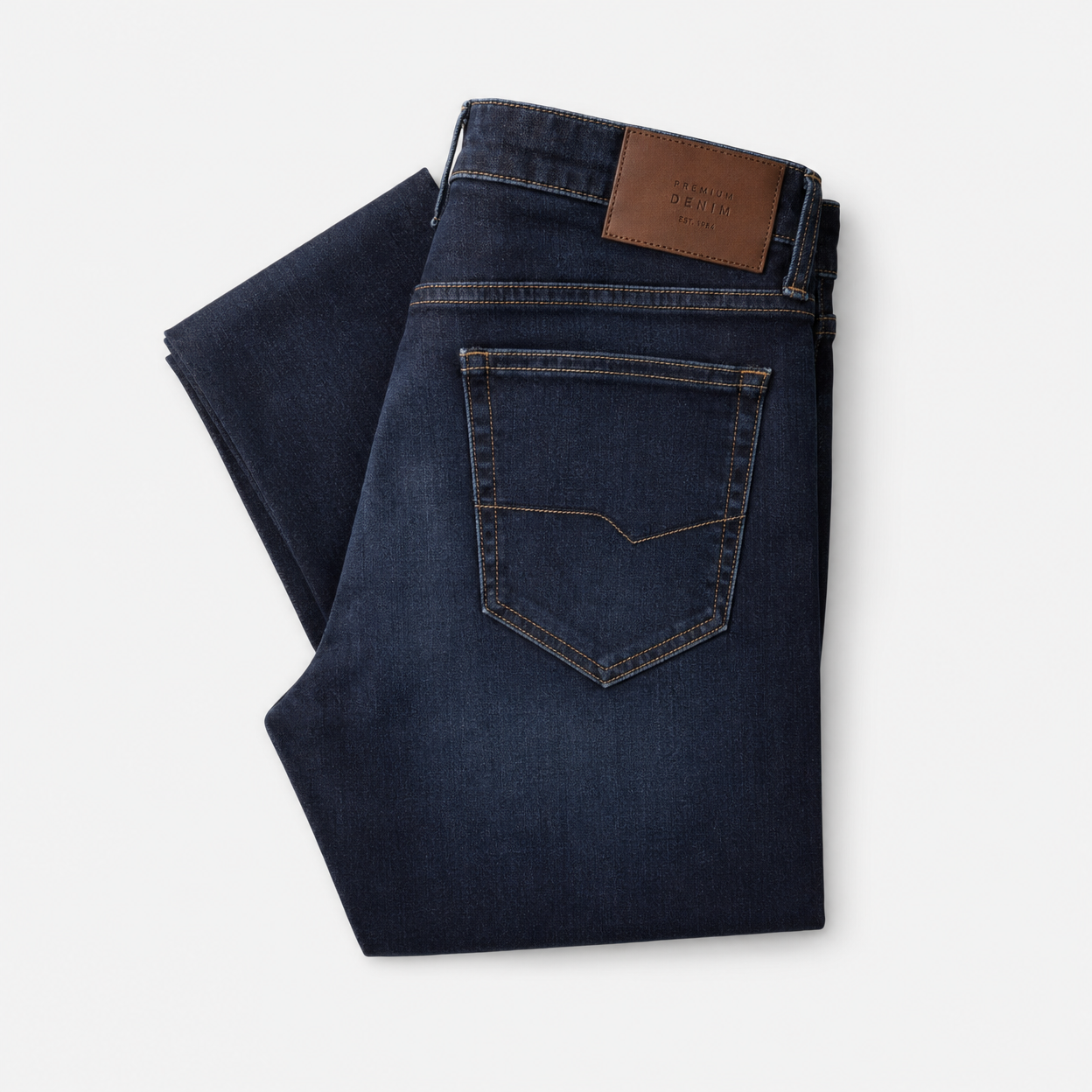 Slim Fit Dark Wash Jeans