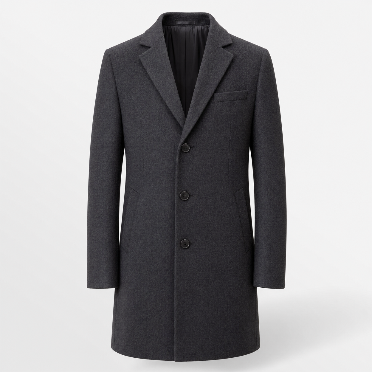 Wool Blend Overcoat