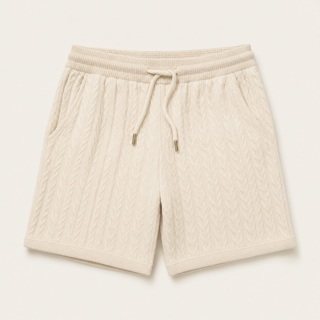 Textured Knit Shorts