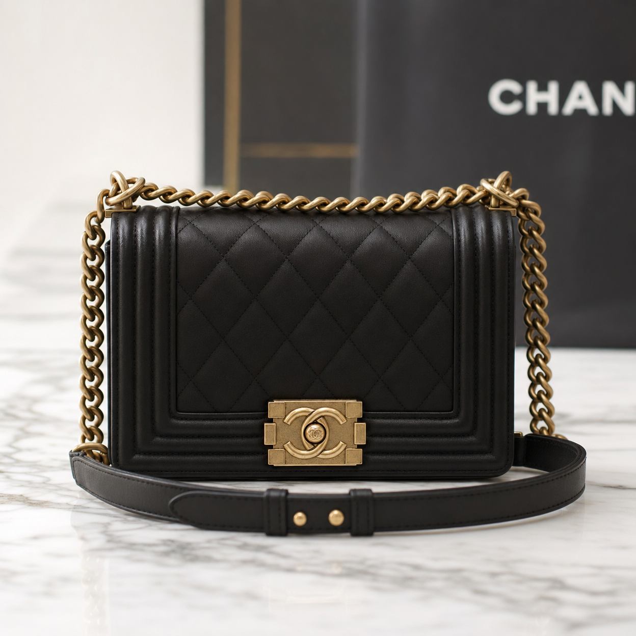 Designer Quilted Crossbody Bag